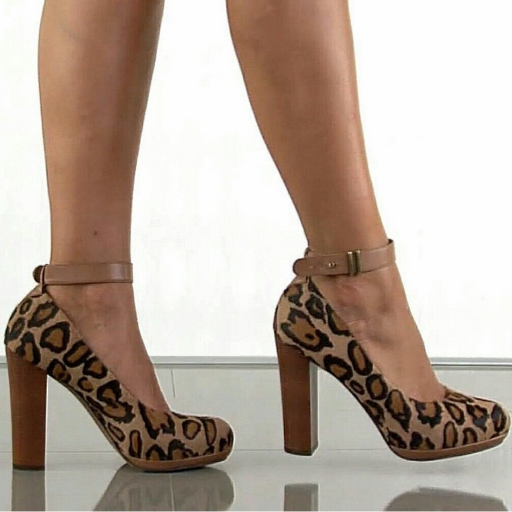 Sam Edelman Lyla pumps leopard brown tan animal